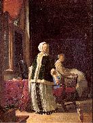 MIERIS, Frans van, the Elder A Young Woman in the Morning oil painting picture wholesale